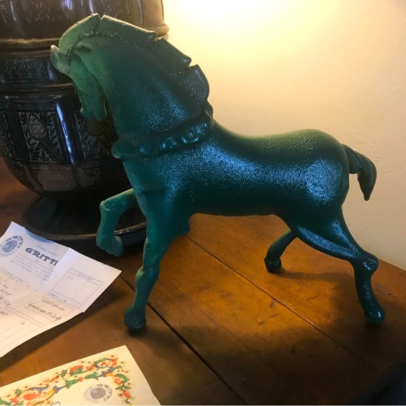 Hand blown glass Horse